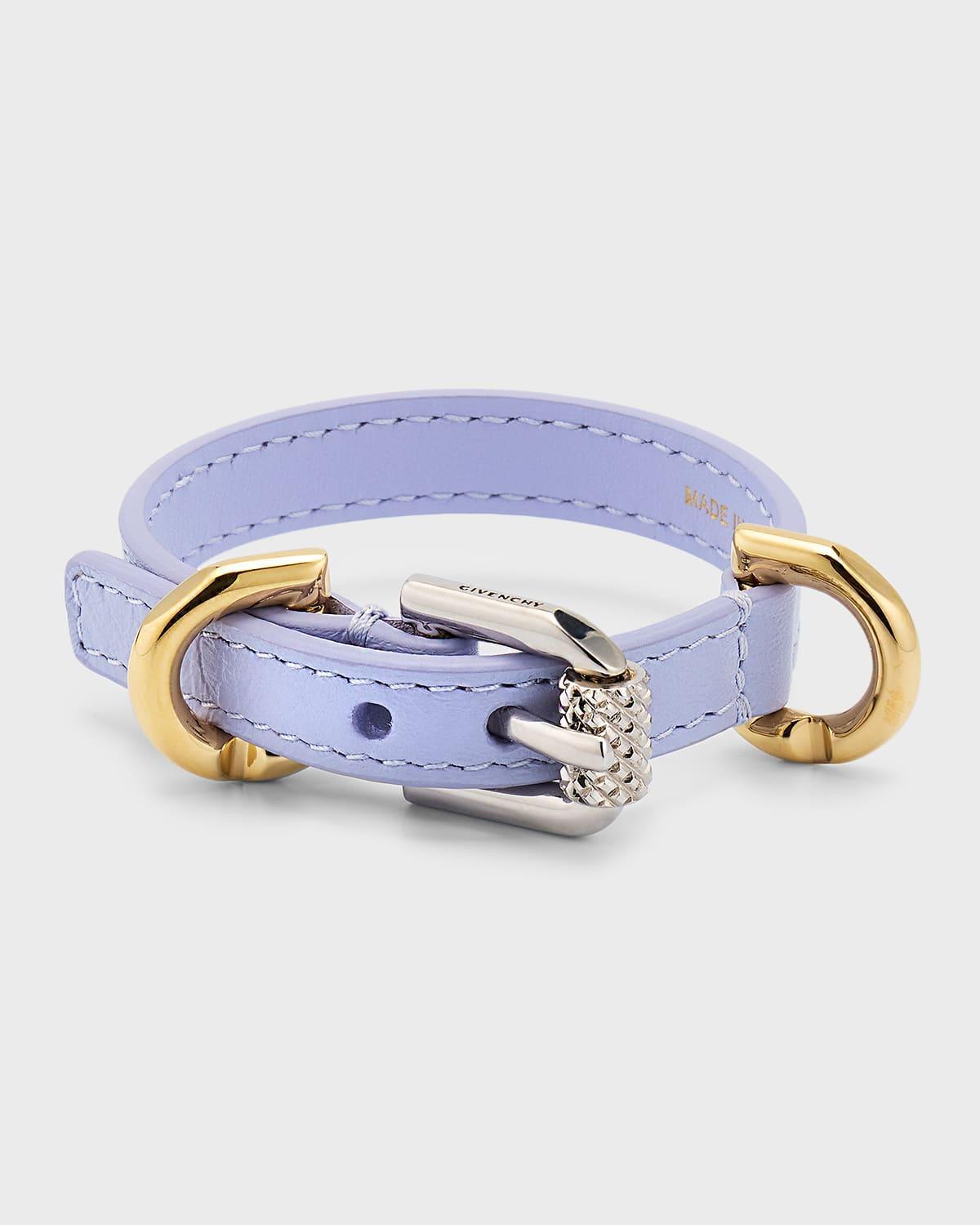 Womens Voyou Bracelet In Leather And Metal Product Image