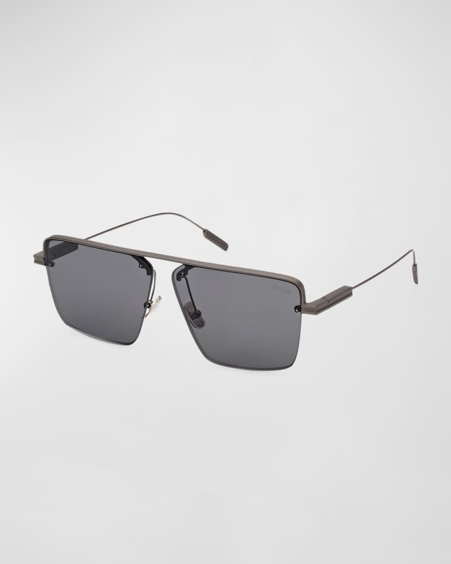 Men's Metal Square Sunglasses Product Image