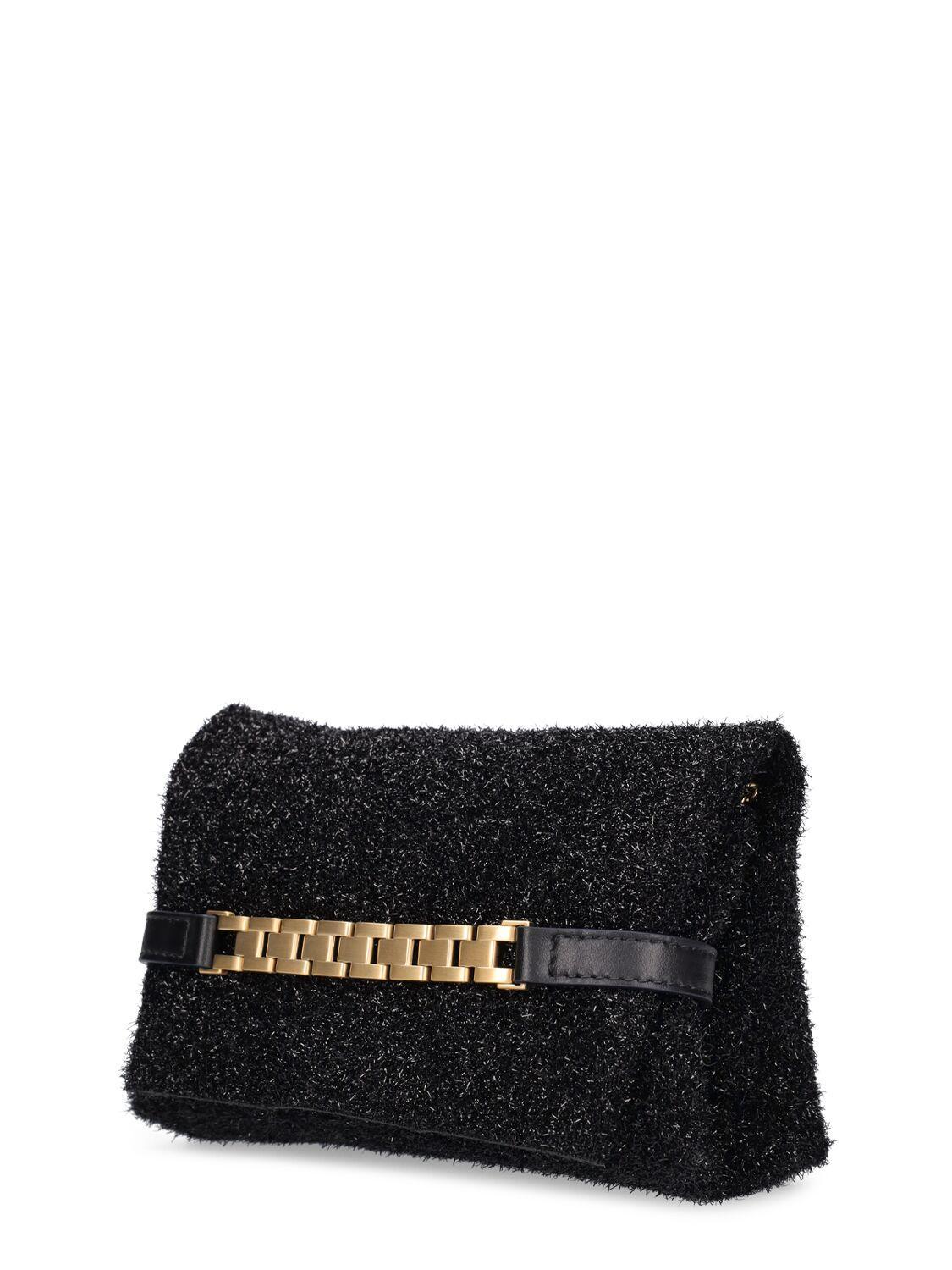 Mini Chain Pouch In Black Product Image