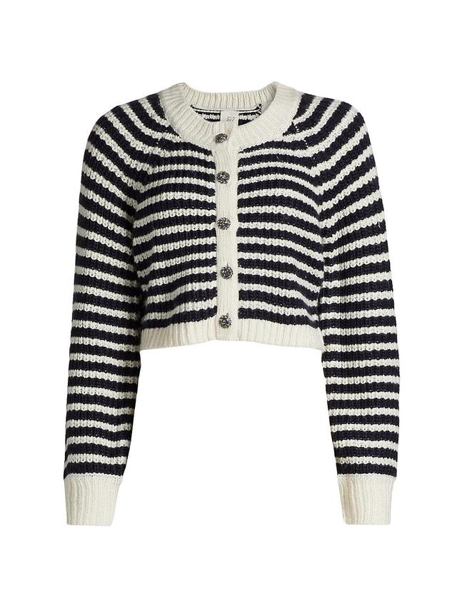 Womens Millie Shaker Striped Cardigan Product Image