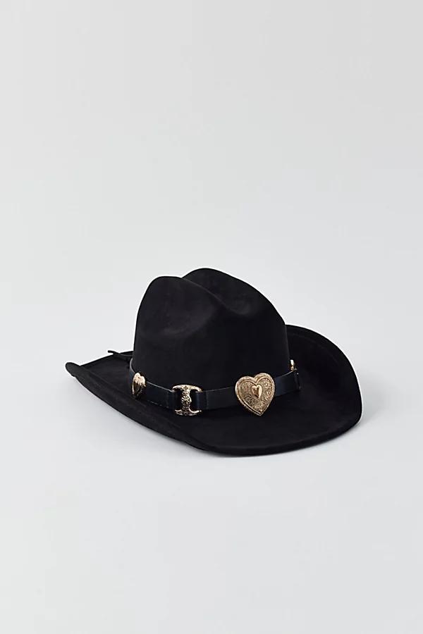 Heart Cowboy Hat Womens at Urban Outfitters Product Image