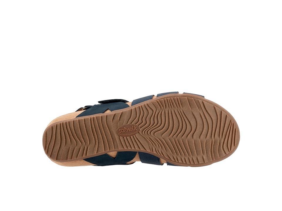 SoftWalk Burnaby (Navy Nubuck) Women's Sandals Product Image