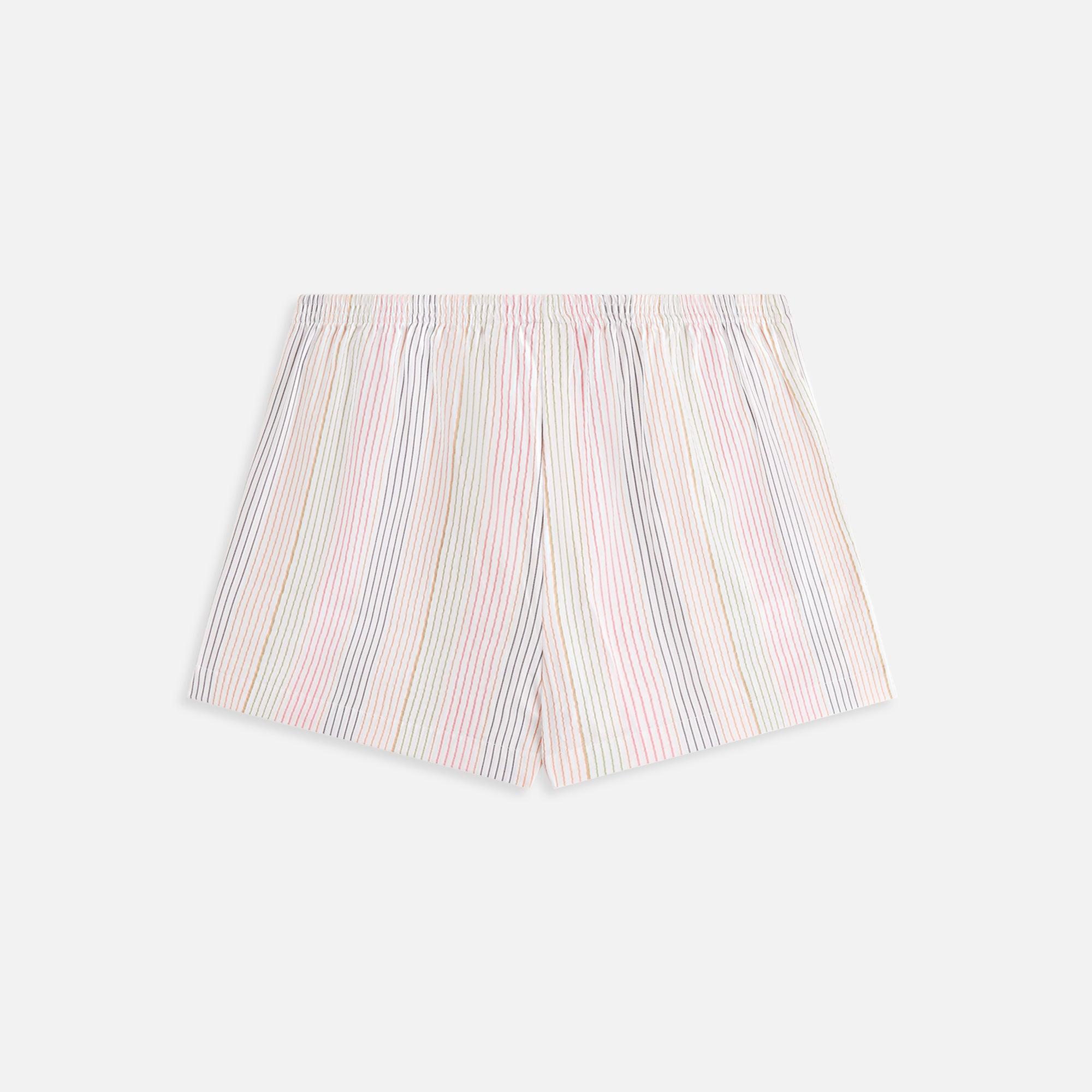 Kith Women Ida II Seersucker Boxer Short - White Female Product Image