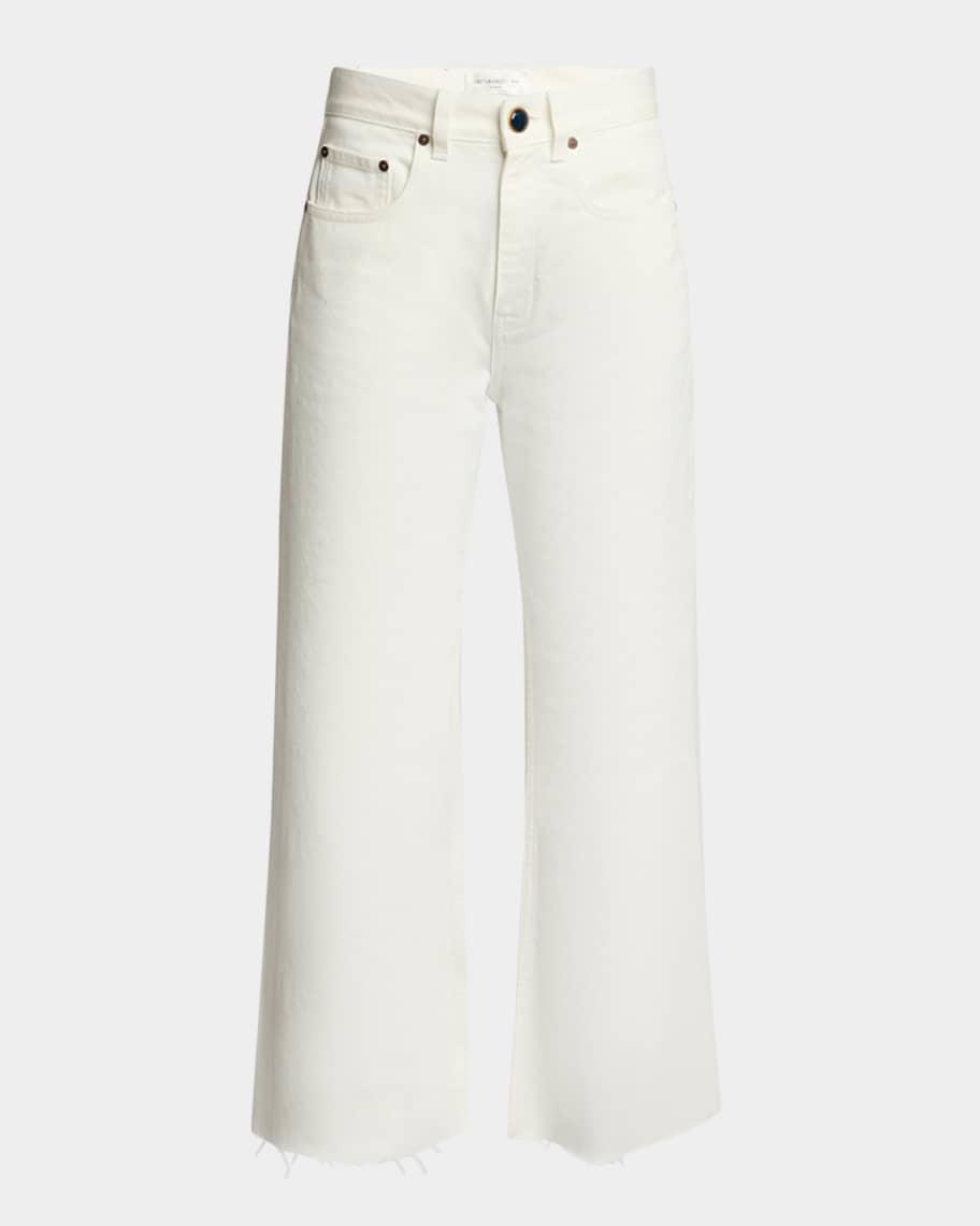 High-Rise Wide-Leg Crop Jeans product image