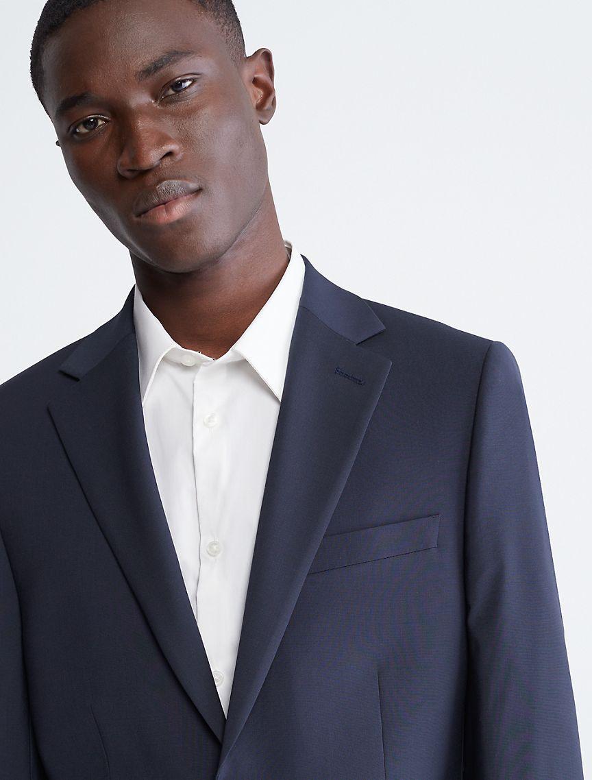 Skinny Fit Navy Suit Jacket Product Image