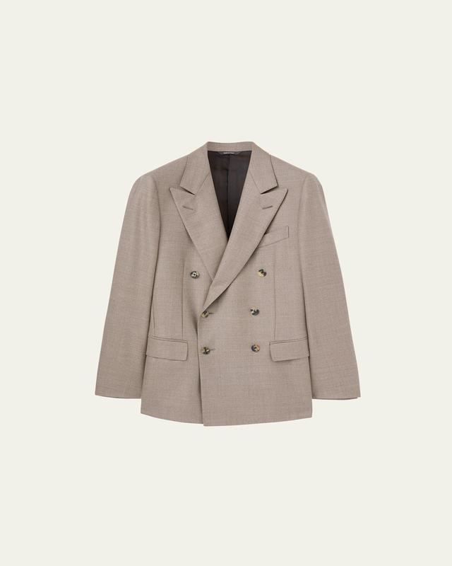 Mens Milano Wool Double-Breasted Sport Coat Product Image