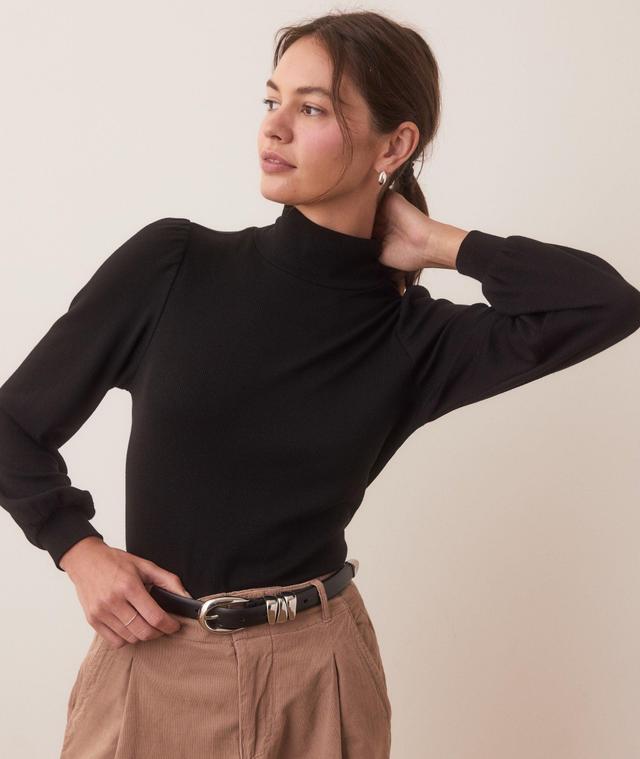 Lexi Puff Sleeve Turtleneck Product Image