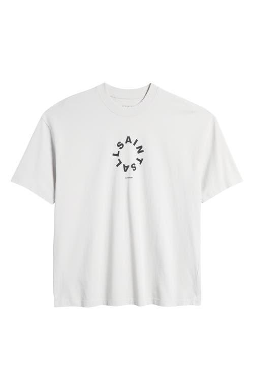 ALLSAINTS Tierra Graphic Logo Tee In Cool Grey Product Image