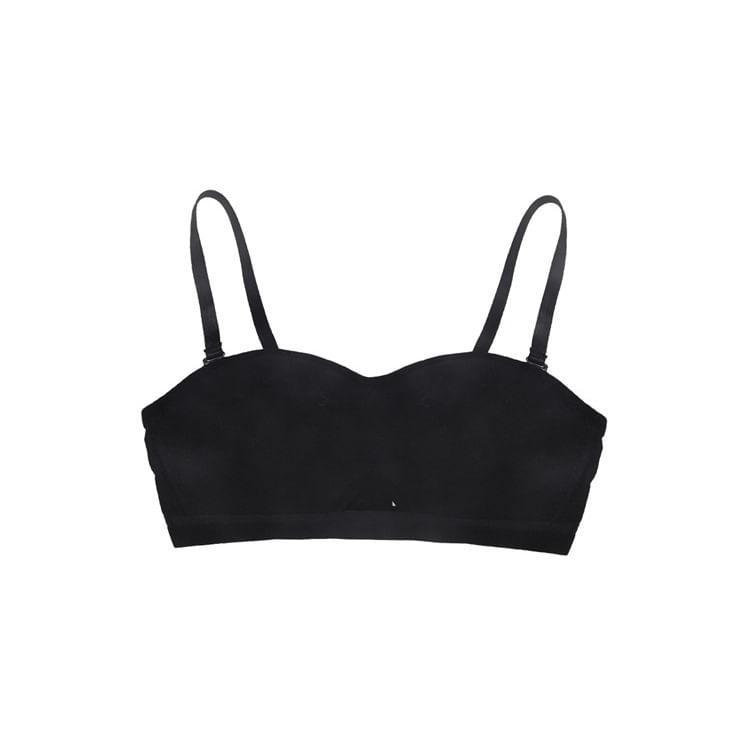 Plain Cutout Wireless Bra Product Image