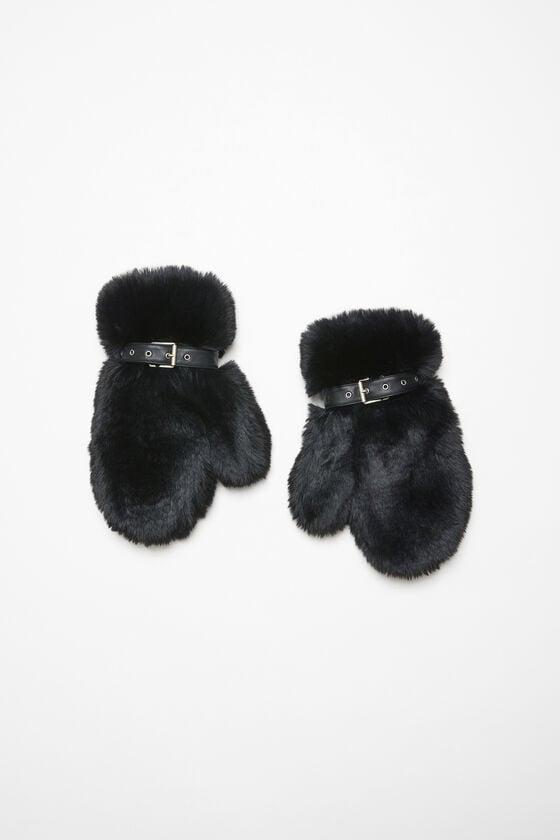 Fluffy buckle mittens Product Image