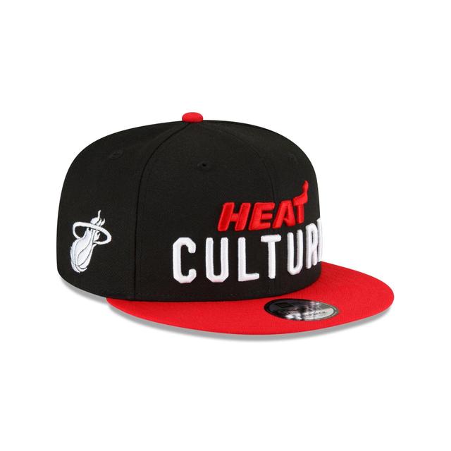 Miami Heat 2023 City Edition 9FIFTY Snapback Hat Male Product Image