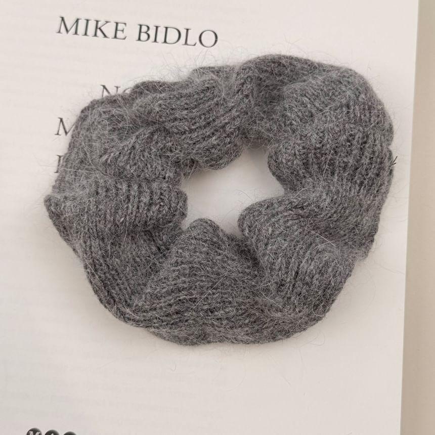 Plain Knitted Scrunchie Product Image