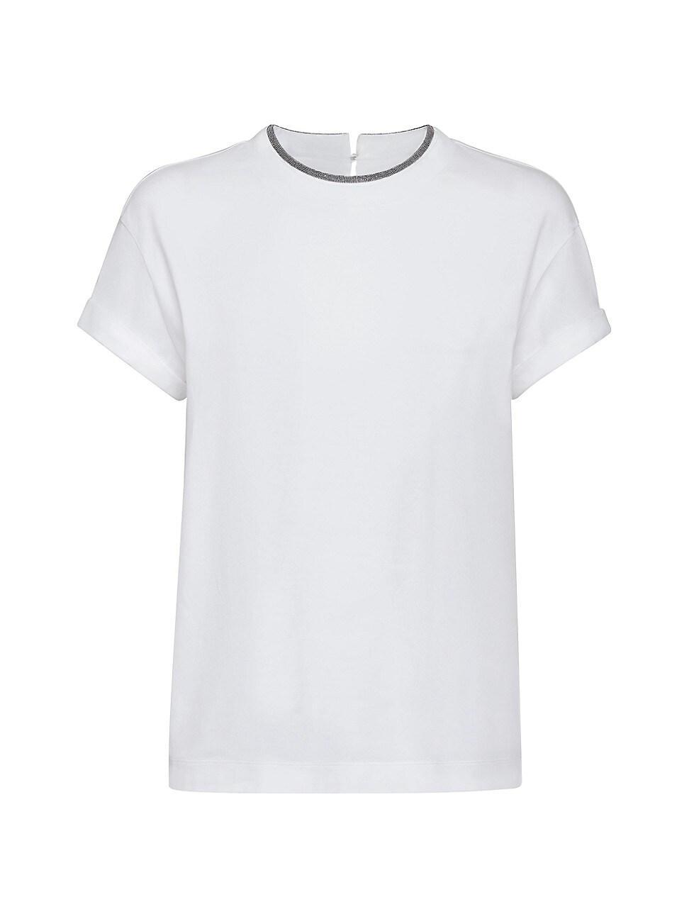 Womens Stretch Cotton Jersey T-Shirt Product Image