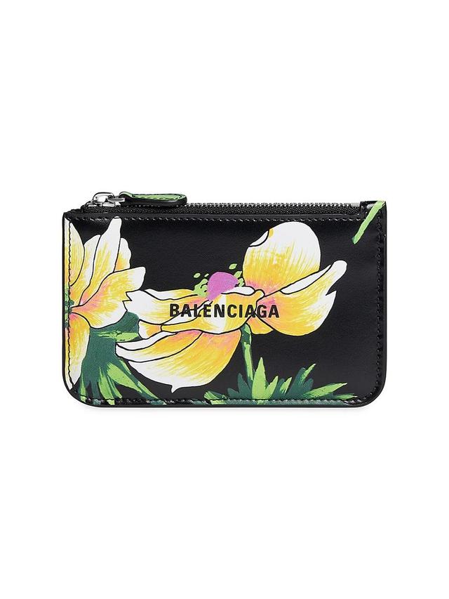 Womens Cash Large Long Coin and Card Holder Lillies Print Product Image