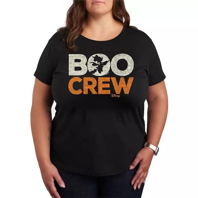 Disneys Minnie Mouse Plus Size Boo Crew Graphic Tee, Womens Product Image