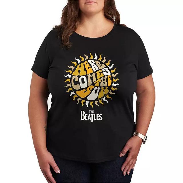 Plus Size The Beatles Here Comes The Sun Graphic Tee, Womens Product Image