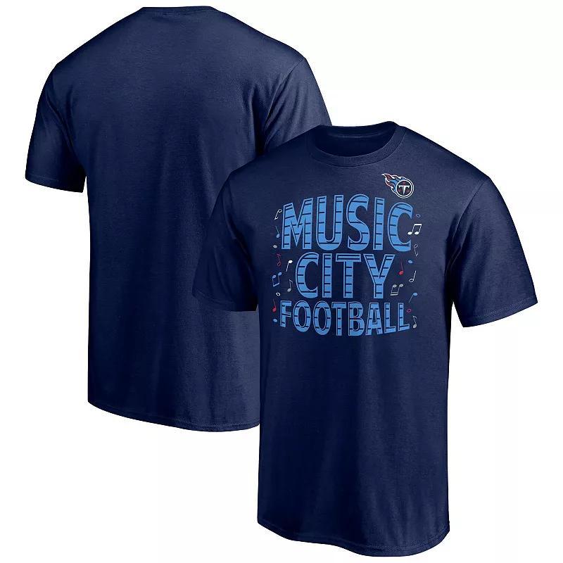 Mens Fanatics Tennessee Titans Hometown Collection 1st Down T-Shirt Blue Product Image