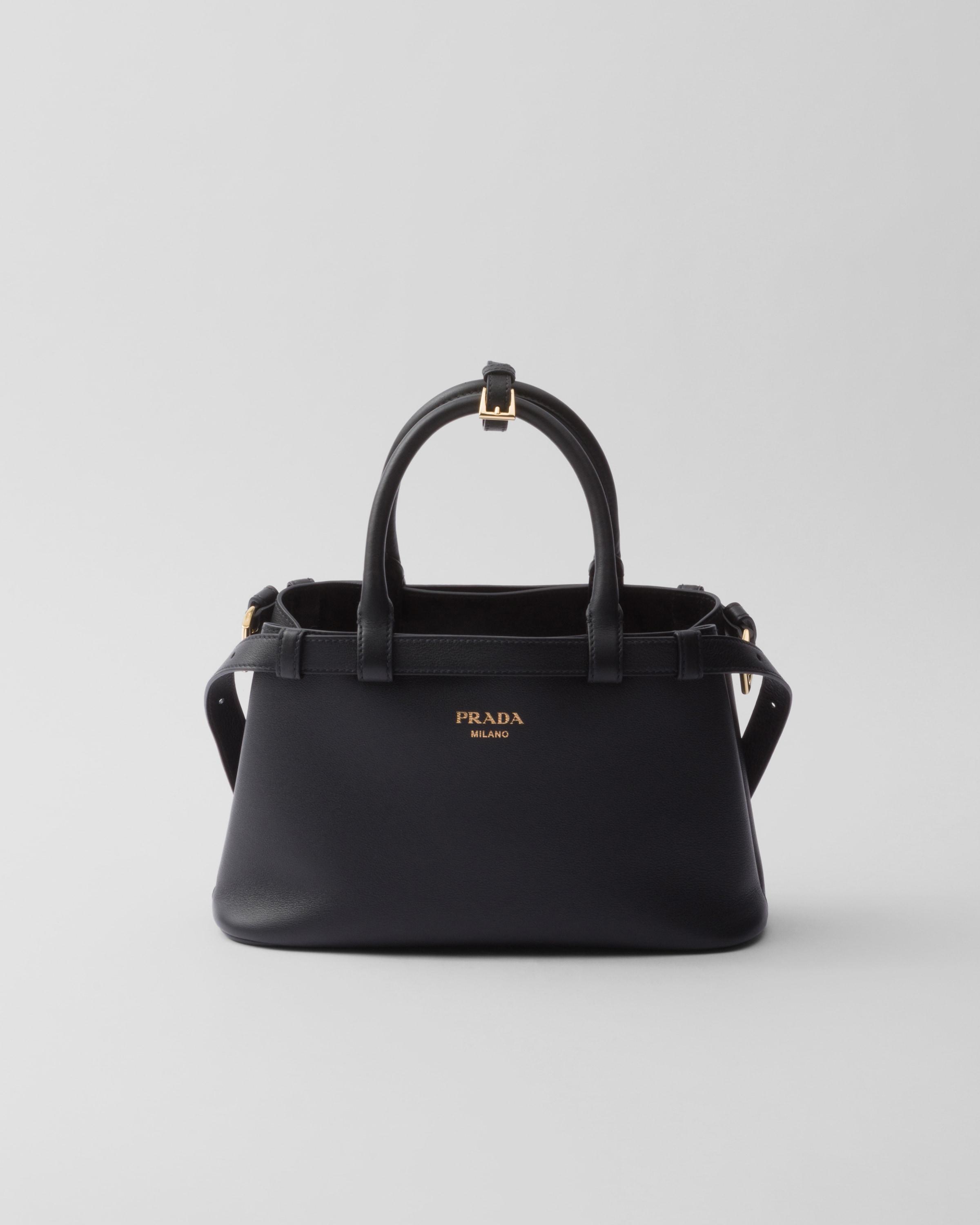 Prada Buckle small leather handbag with double belt Product Image