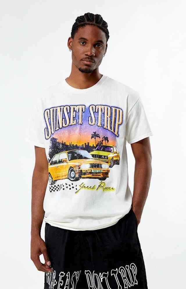 Mens Sunset Strip Vintage T-Shirt Product Image