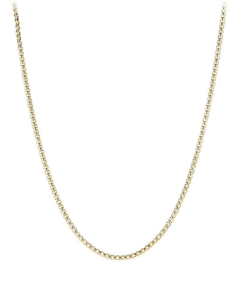 Mens Chain Collection 18K Gold Necklace Product Image