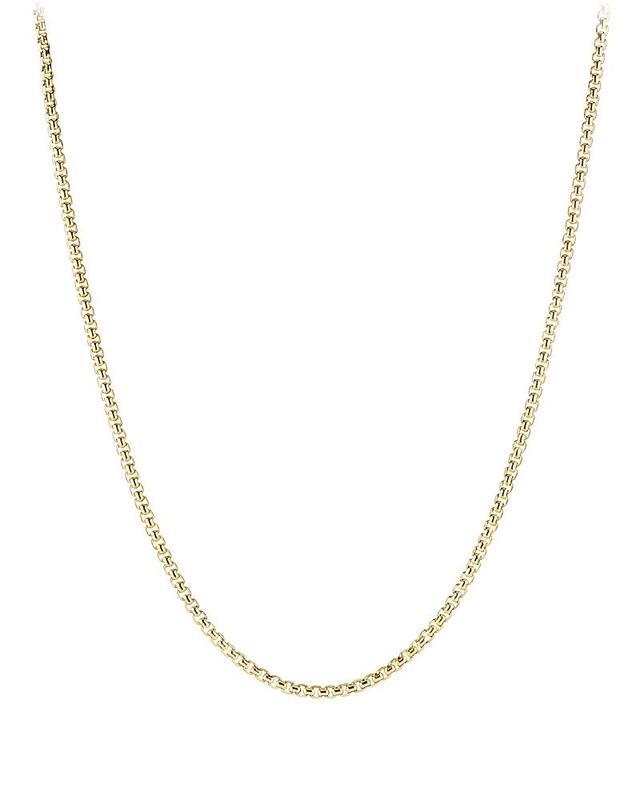 Mens Chain Collection 18K Gold Necklace Product Image