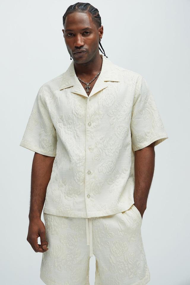 Bartlett Jacquard Shirt - White/combo Product Image