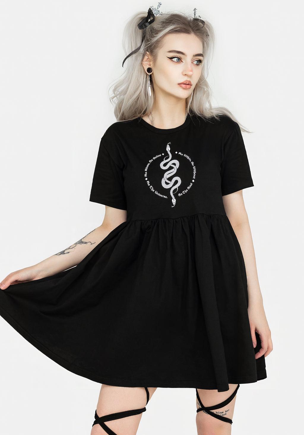 Hermetica Jersey Skater Dress Product Image