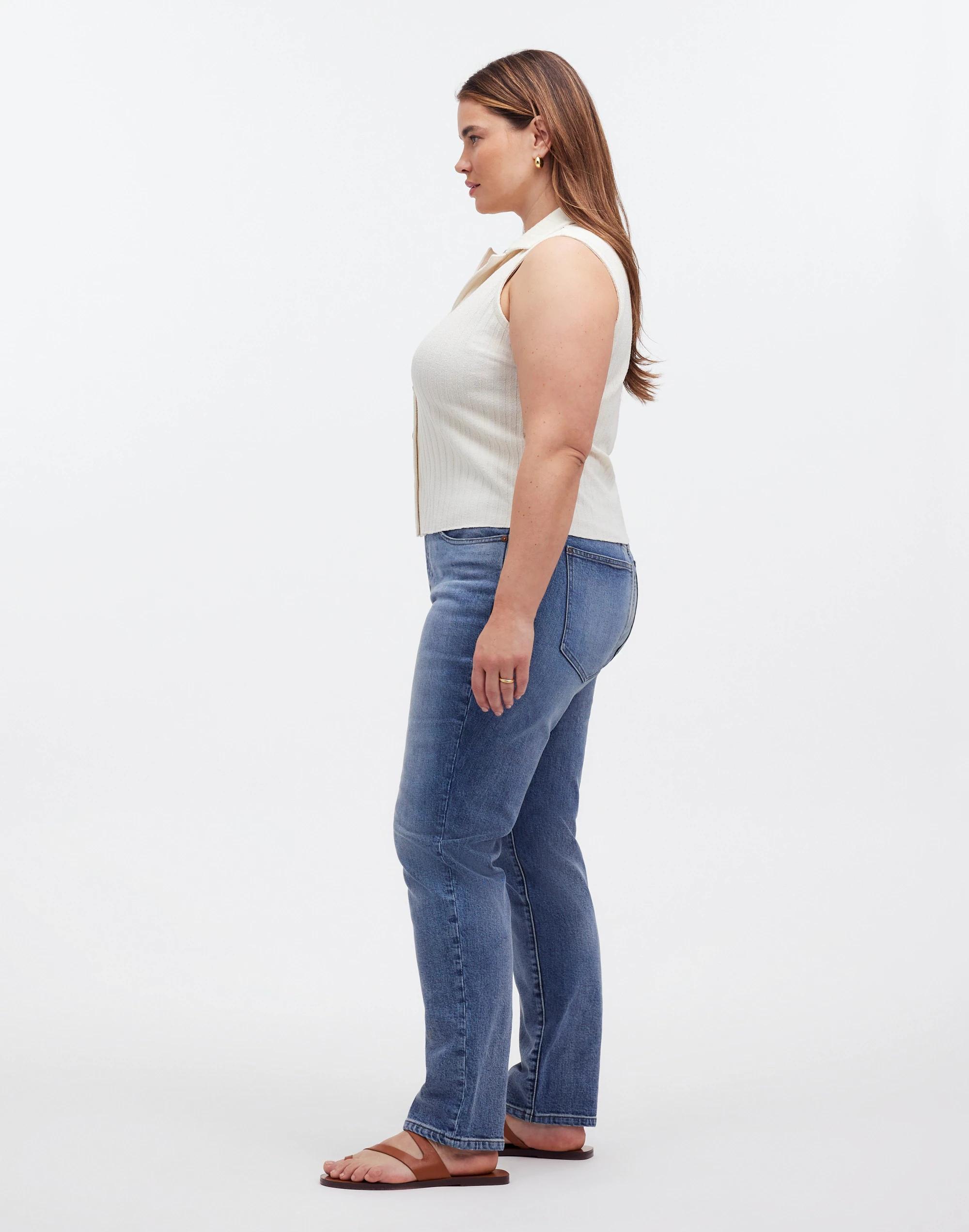 The Plus Perfect Vintage Crop Jean in Barnfield Wash Product Image