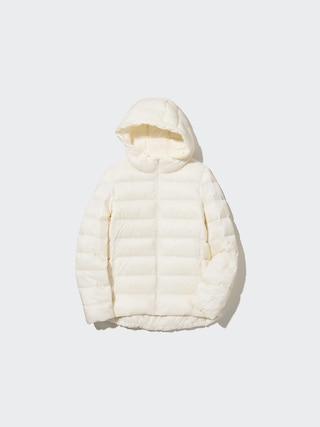 UNIQLO US Women's Ultra Light Down Parka with Anti-Static Off White XS UNIQLO US  XS  female Product Image