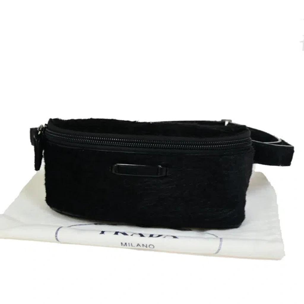 Black Fur Clutch Bag () Product Image