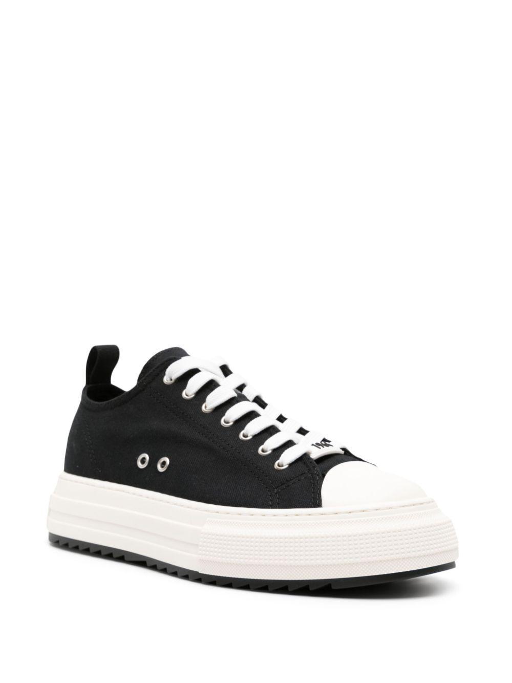 DSQUARED2 Berlin Canvas Sneakers In Black Product Image