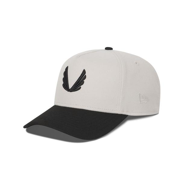 New Era 9Forty A-Frame Hat - Stone/Black Two Tone Product Image