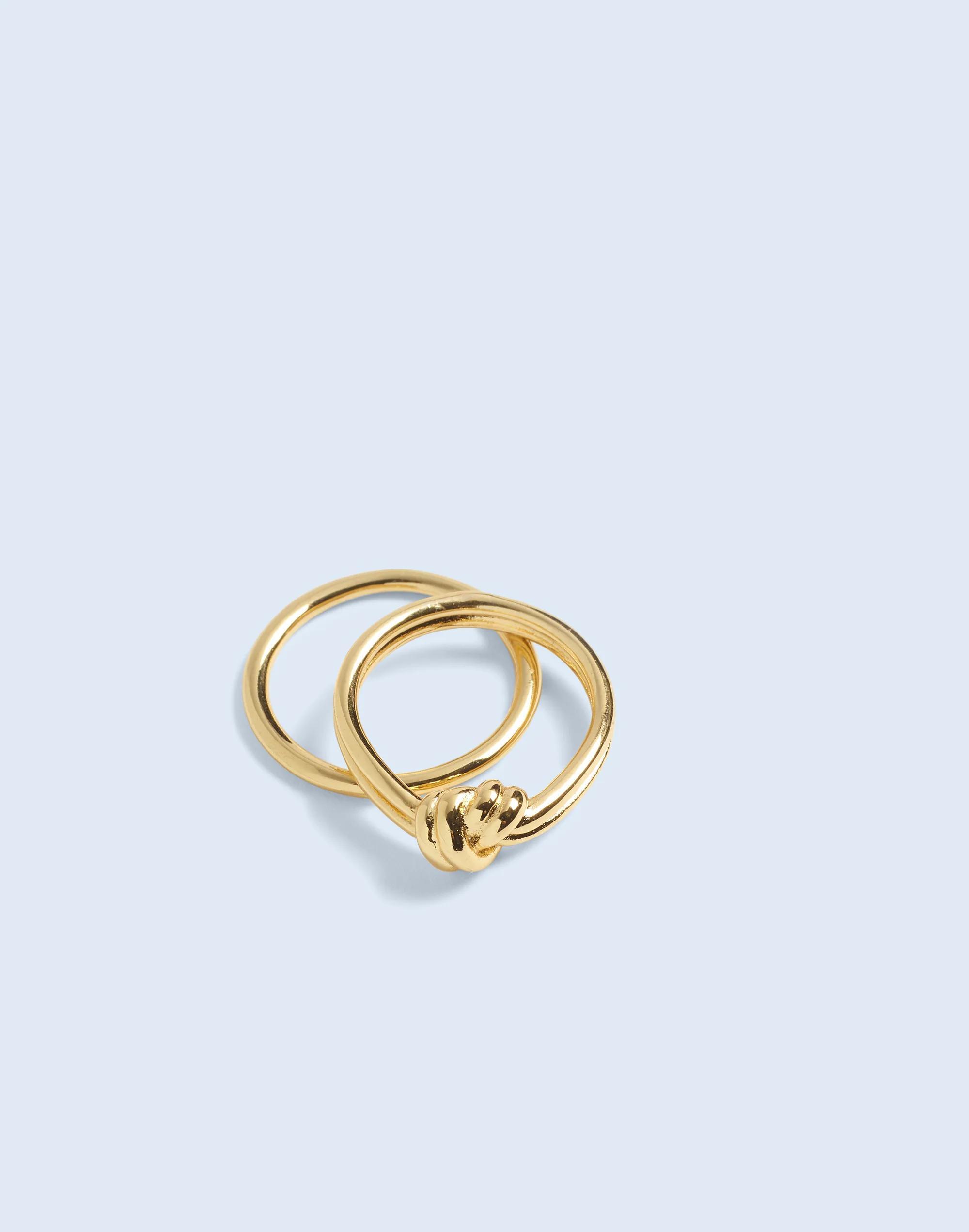 Knotted Stacking Ring Set Product Image