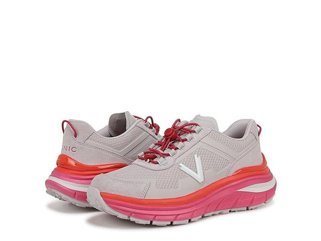 VIONIC Walk Max Sierra (Soft Oyster/Magenta Leather) Women's Shoes Product Image