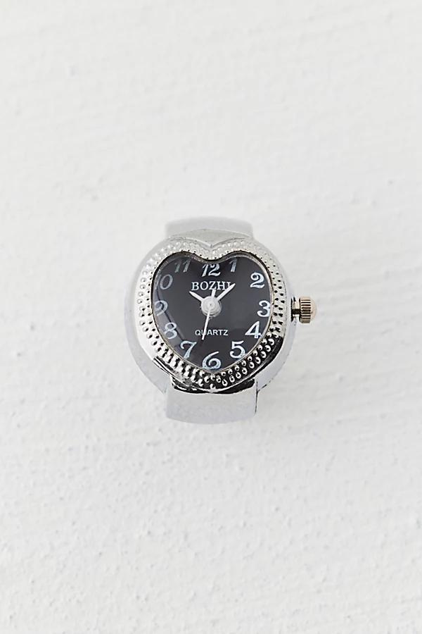 Heart Watch Ring Womens at Urban Outfitters Product Image