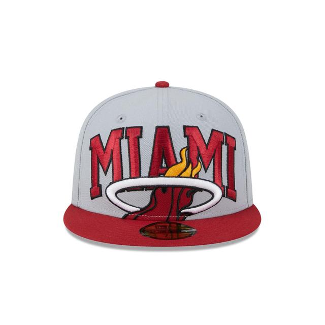 Miami Heat 2023 Tip-Off 59FIFTY Fitted Hat Male Product Image