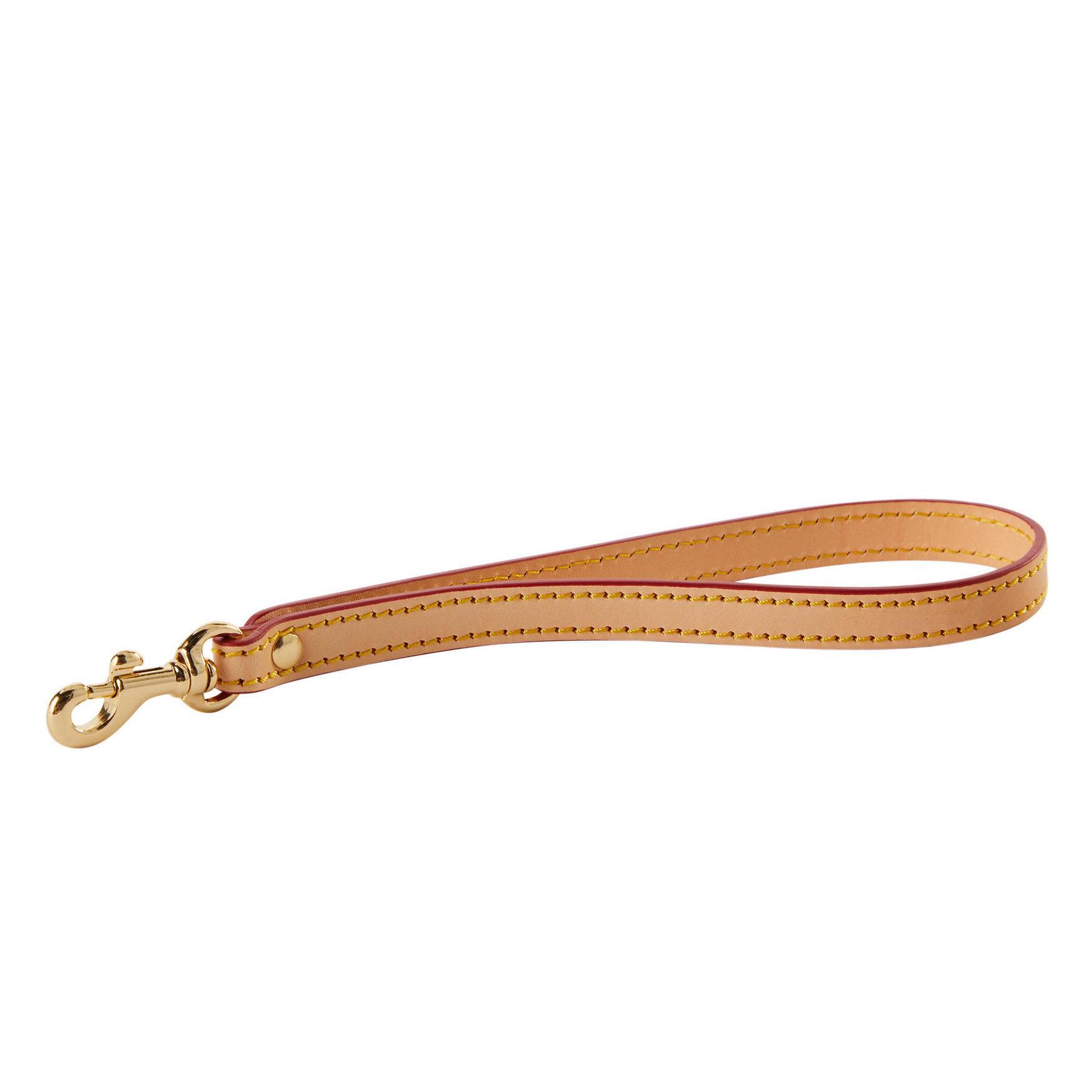 Dooney & Bourke Womens Replacement Straps Leather Wristlet Strap with Doghook in Vacchetta Natural Product Image