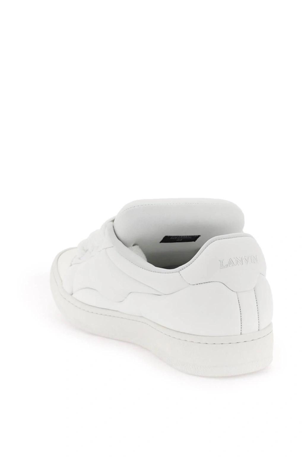 LANVIN Curb Sneakers In White Product Image