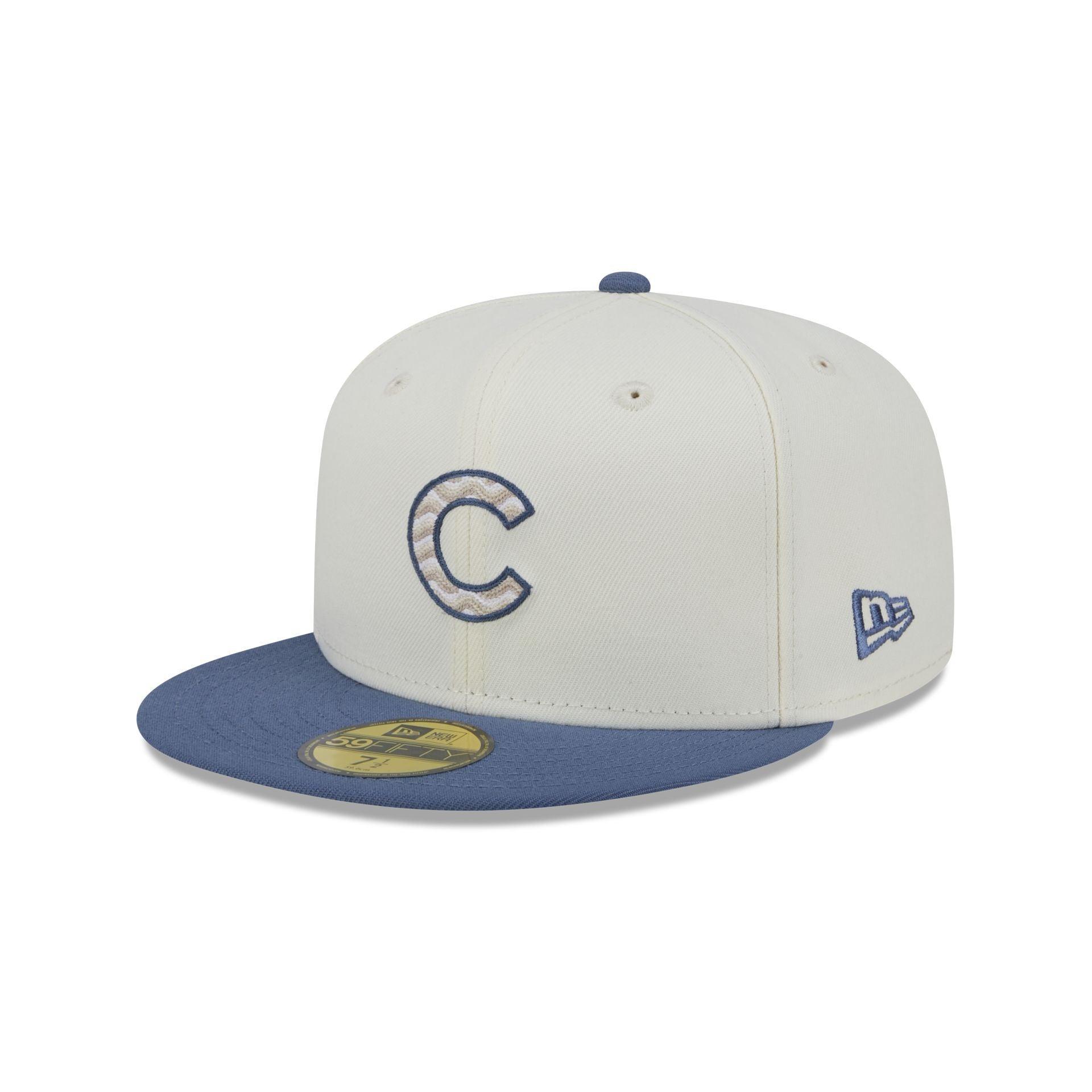 Chicago Cubs Wavy Chainstitch 59FIFTY Fitted Hat Male Product Image