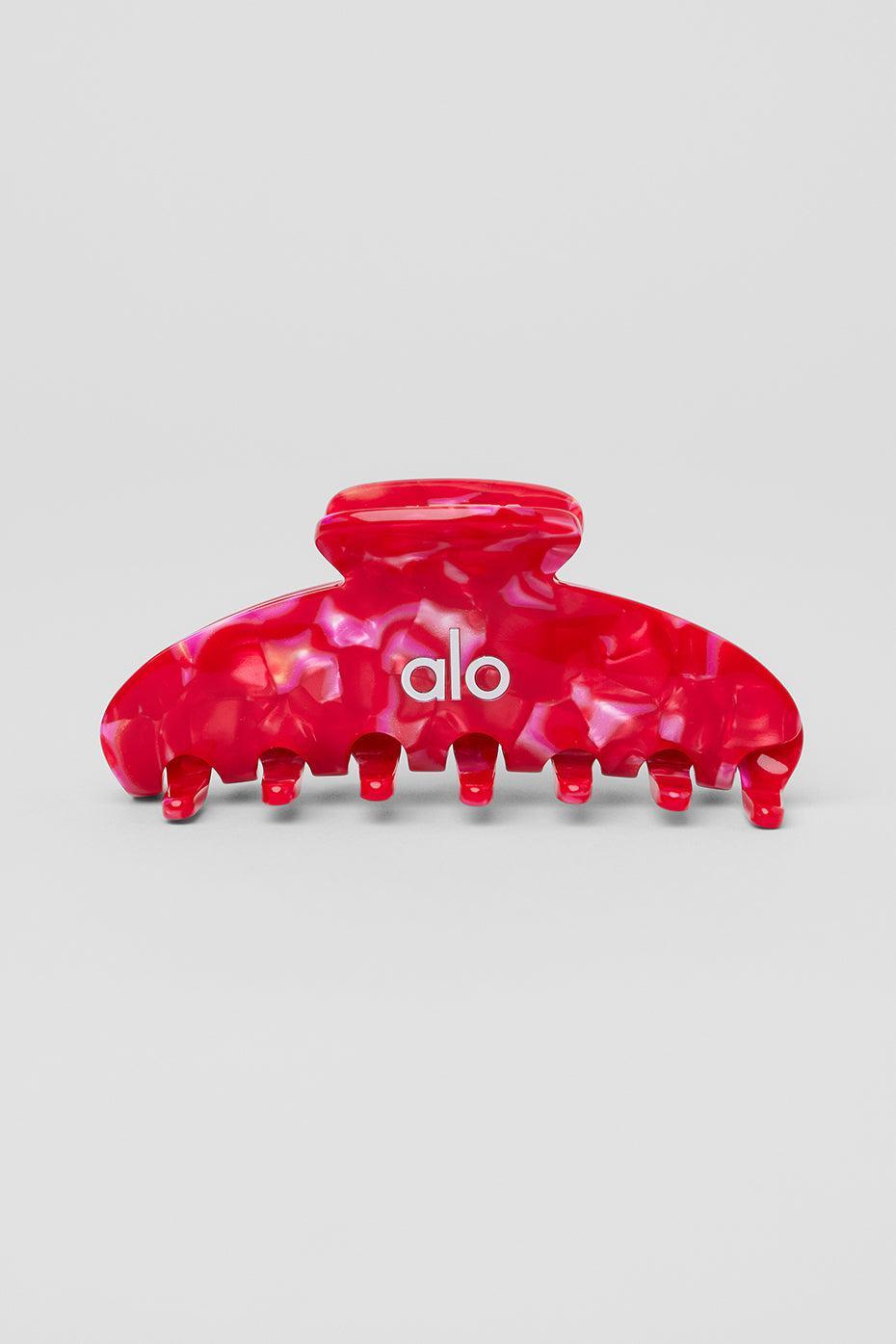 90's Claw Clip - Red Ribbon Twist Female Product Image