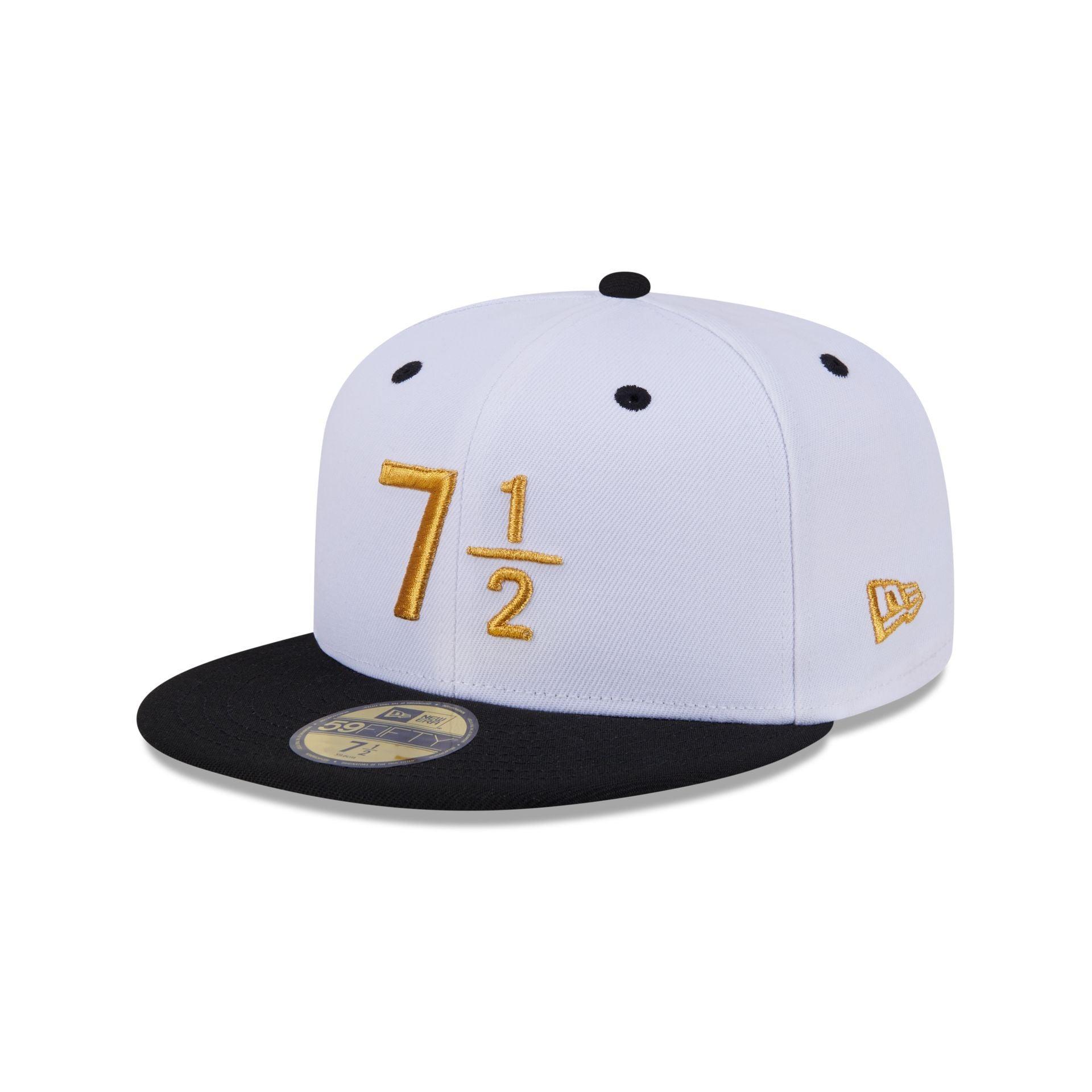 New Era Cap Signature Size 7 1/2 White 59FIFTY Fitted Male Product Image