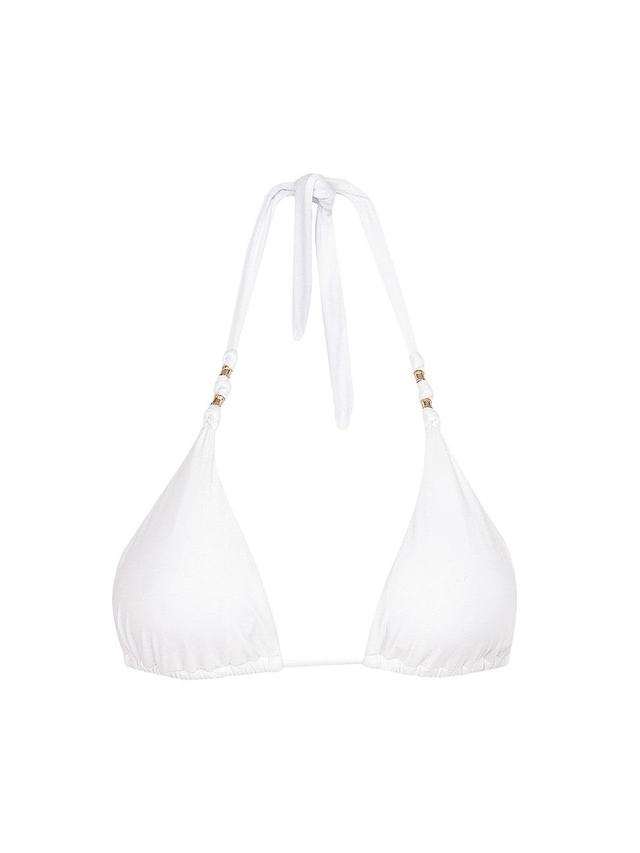 Womens Paula Beaded Bikini Top Product Image