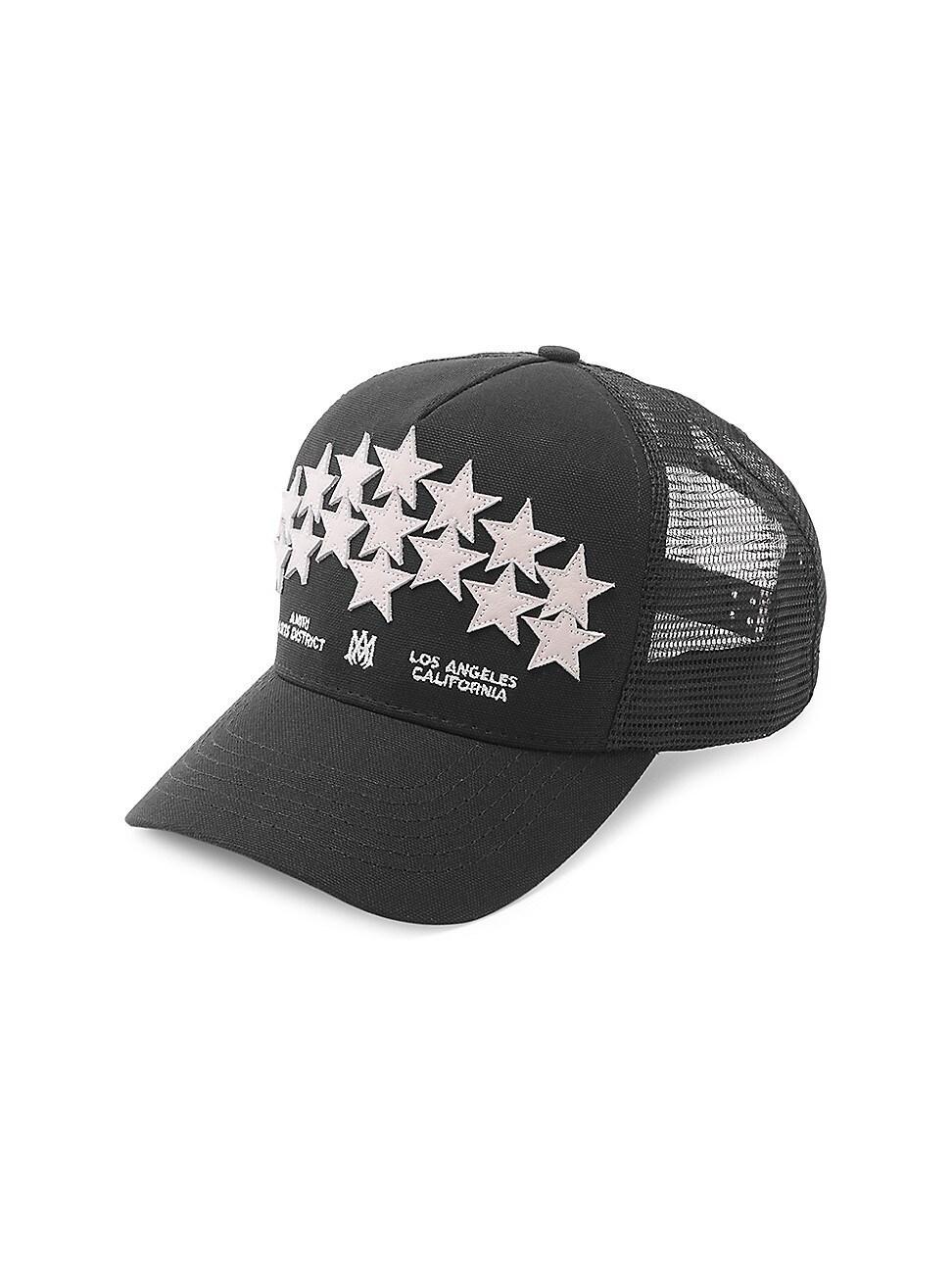 Amiri Leather Star Trucker Brown.. Product Image