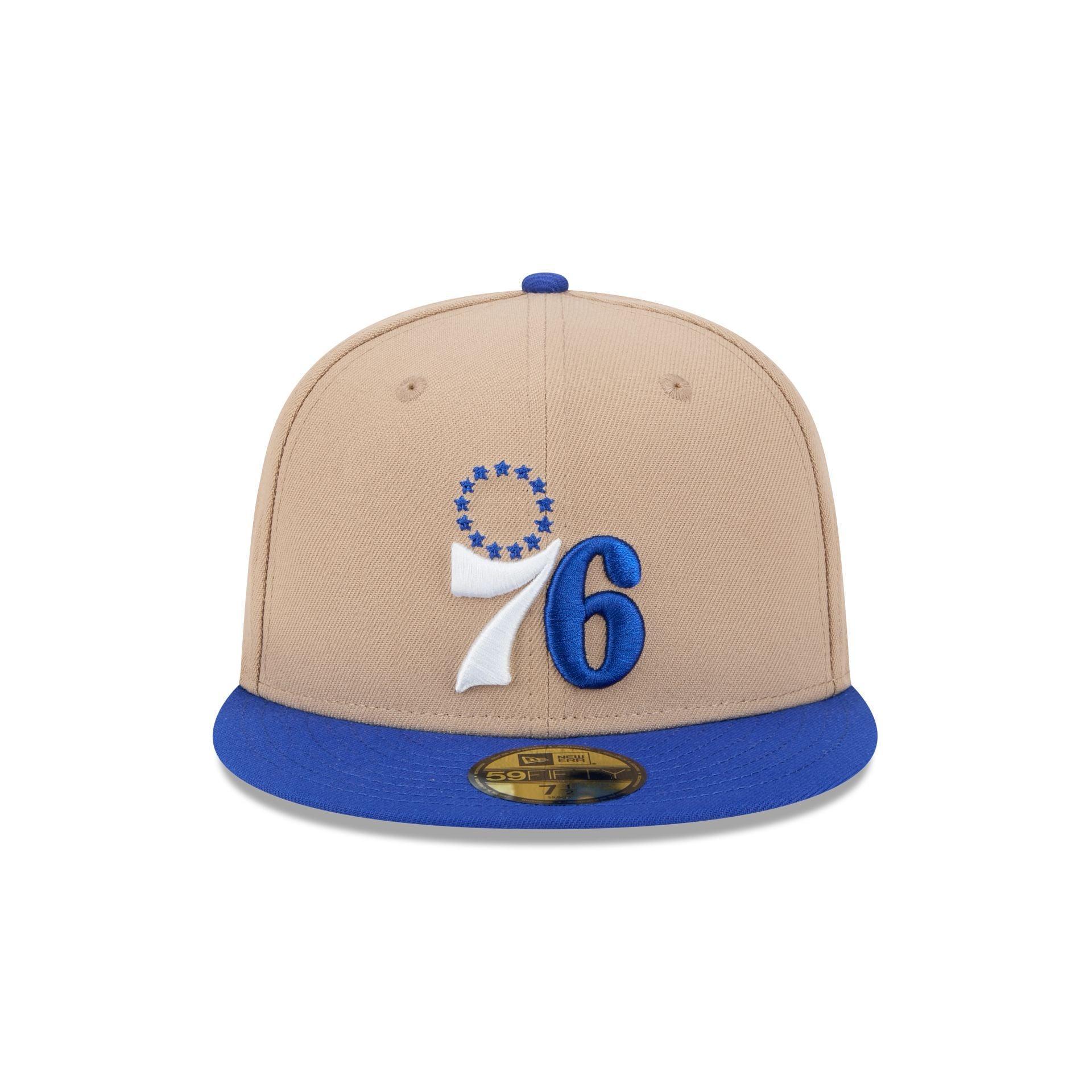 Philadelphia 76ers Camel 59FIFTY Fitted Hat Male Product Image