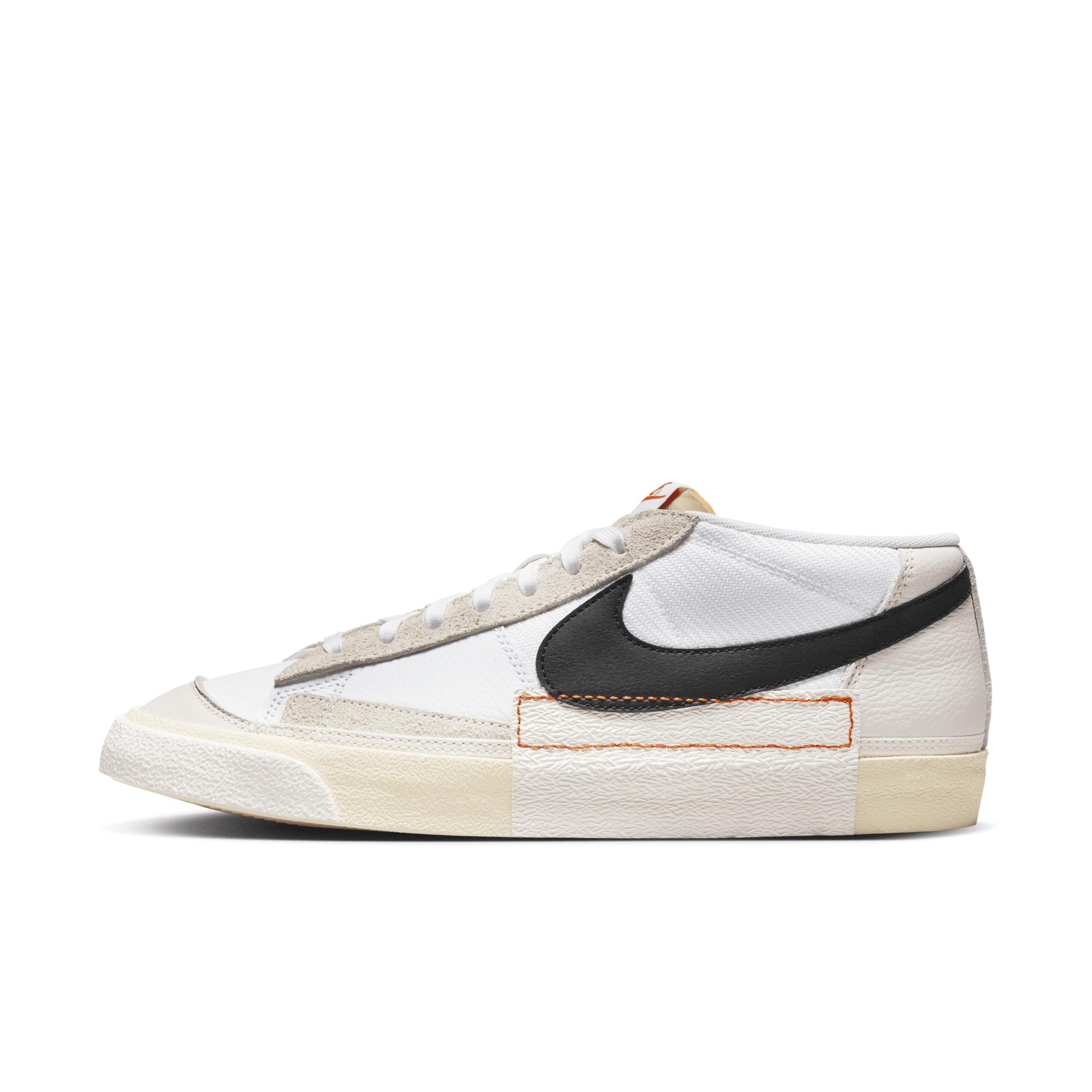 Nike Mens Nike Blazer Low Pro Club - Mens Basketball Shoes White/Black/Beach Product Image