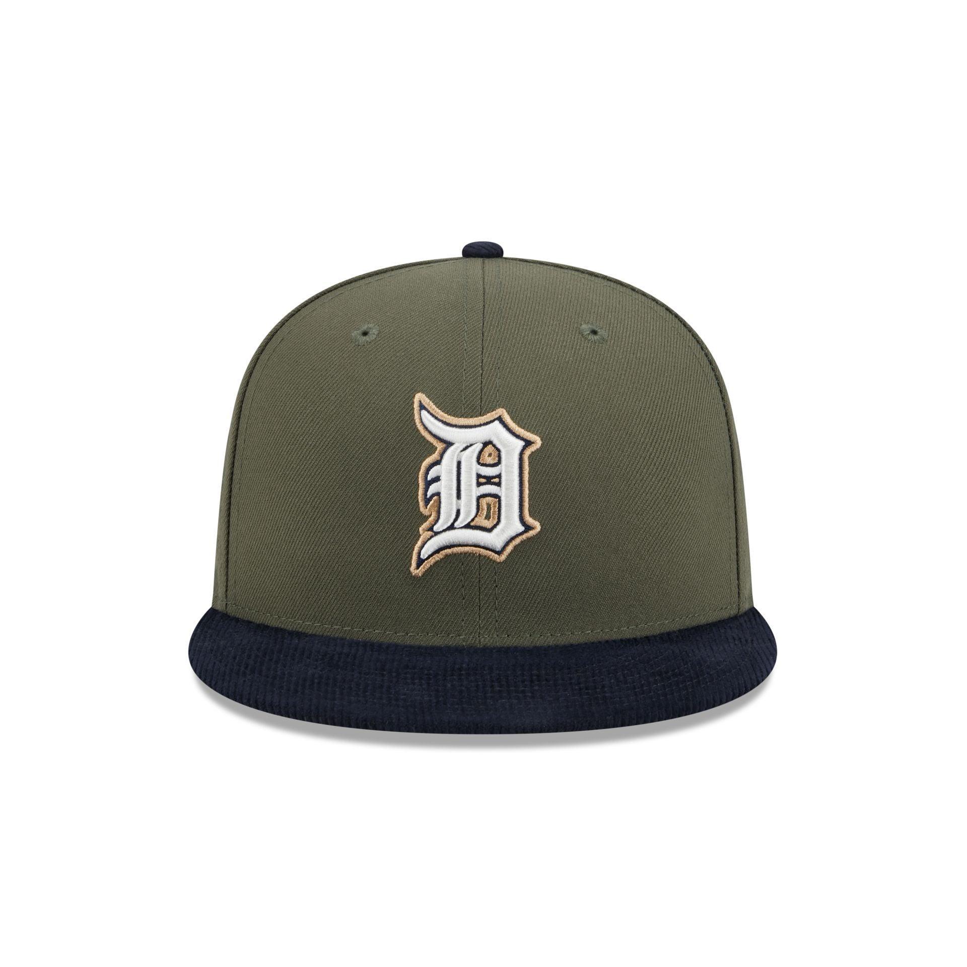 Detroit Tigers Olive Green 59FIFTY Fitted Hat Male Product Image