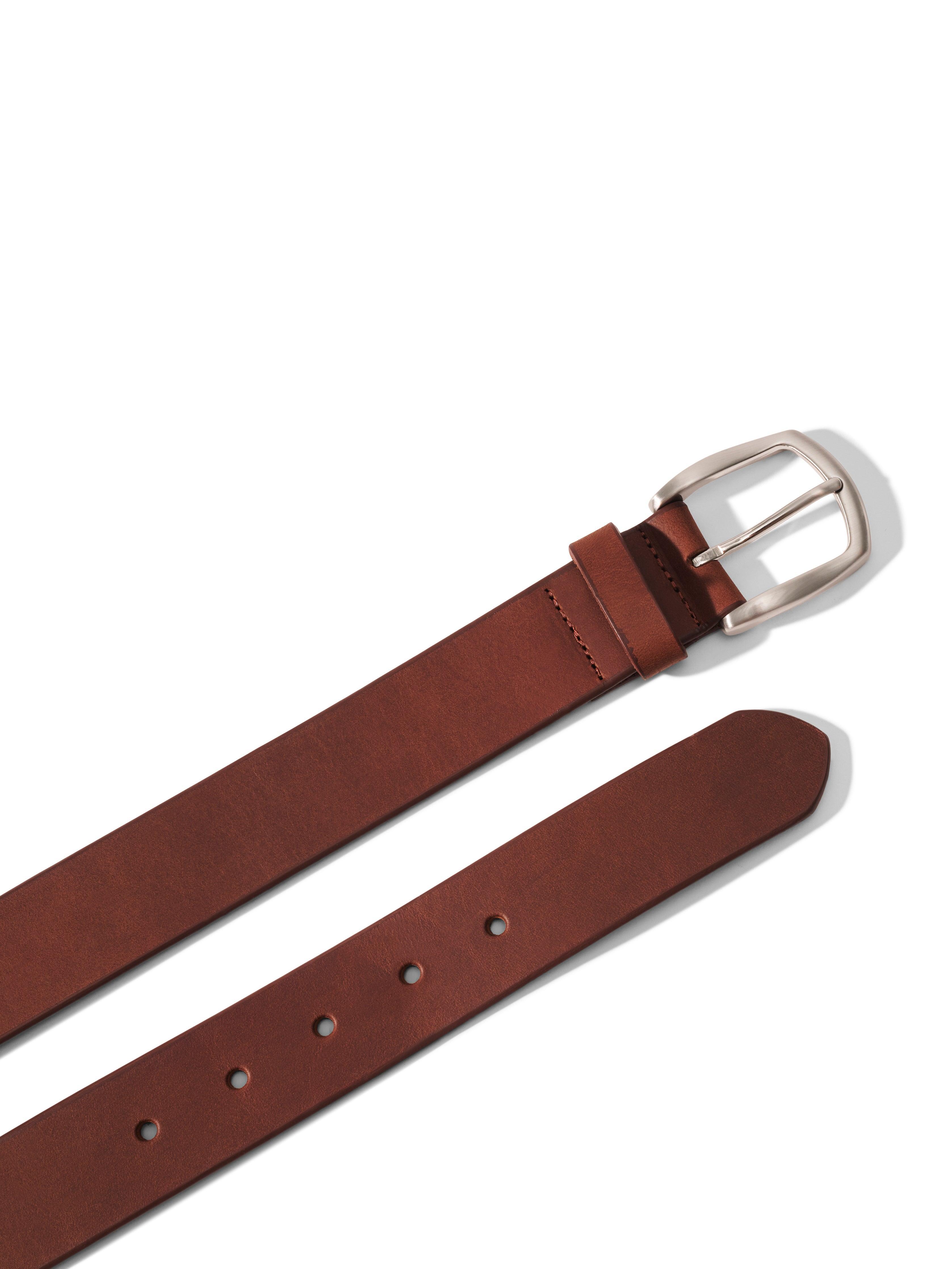 Leather Belt - Brown Male Product Image