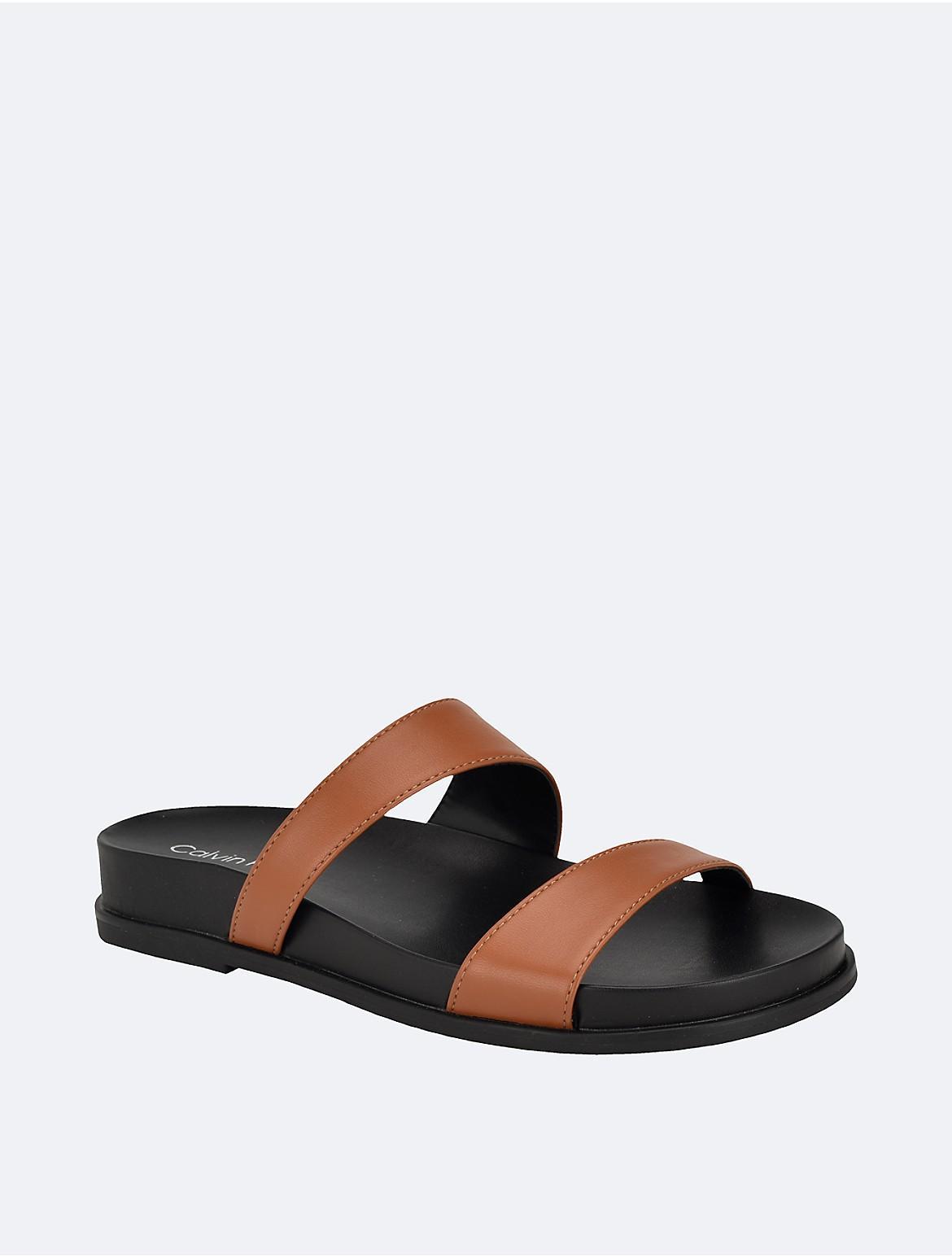 Calvin Klein Womens Explore Footbed Slide Sandals Product Image