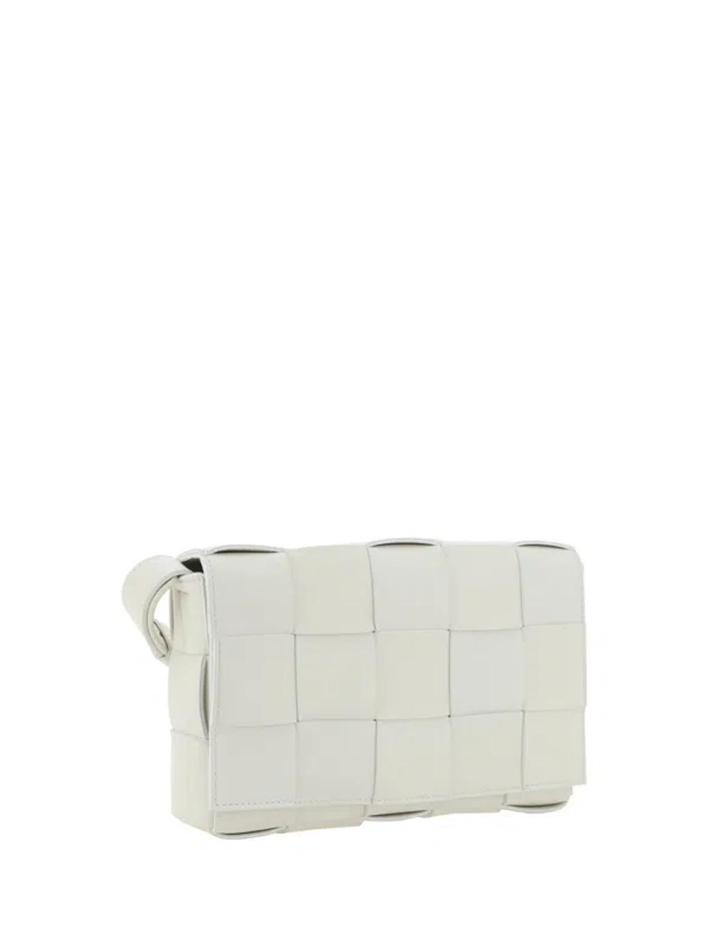 Cassette Shoulder Bag In White Product Image