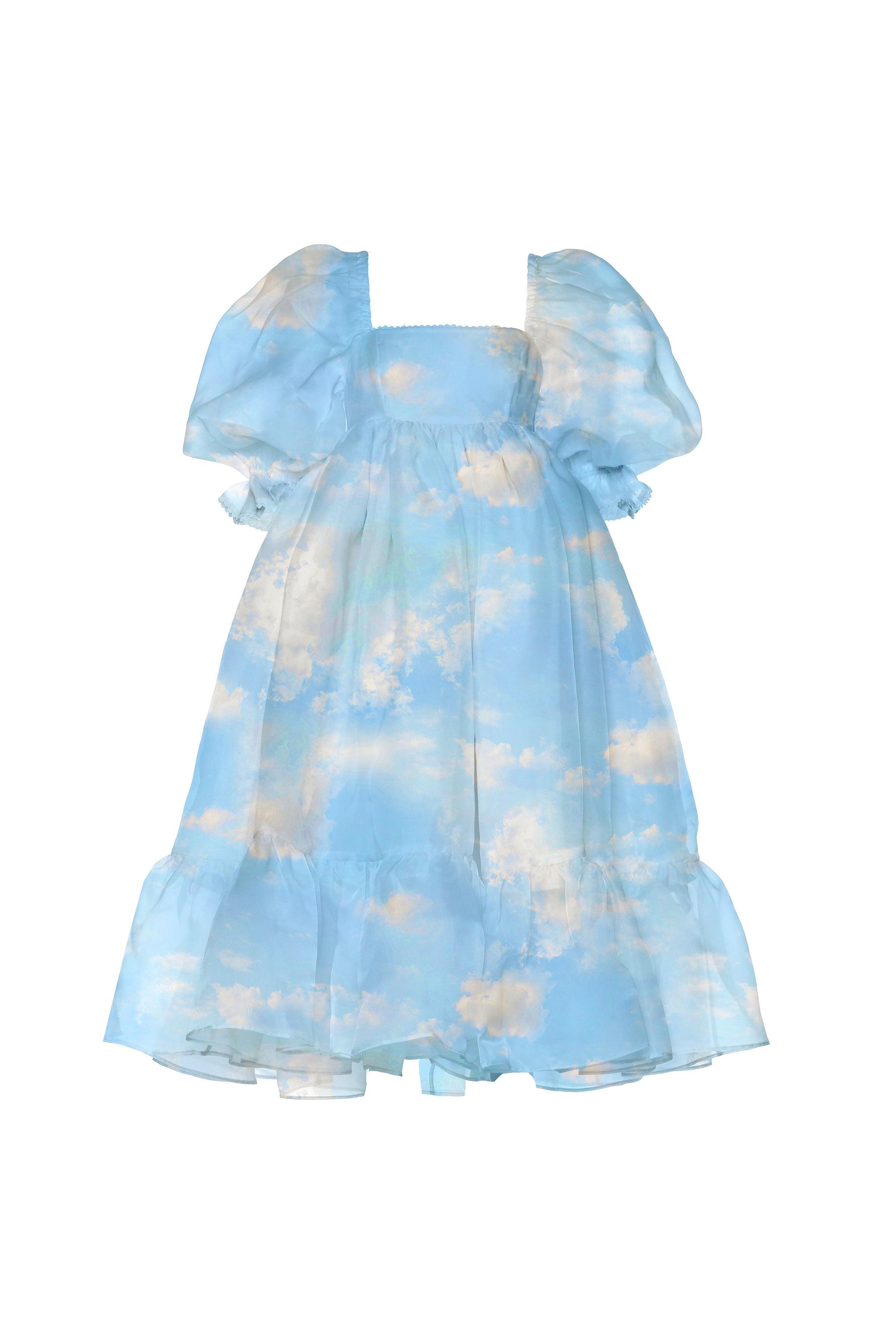 Head in the Clouds French Puff Dress Product Image